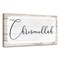 Crafted Creations Beige and White 'Chrismukkah' Hanukkah Canvas Wall Art Decor 12" x 24"